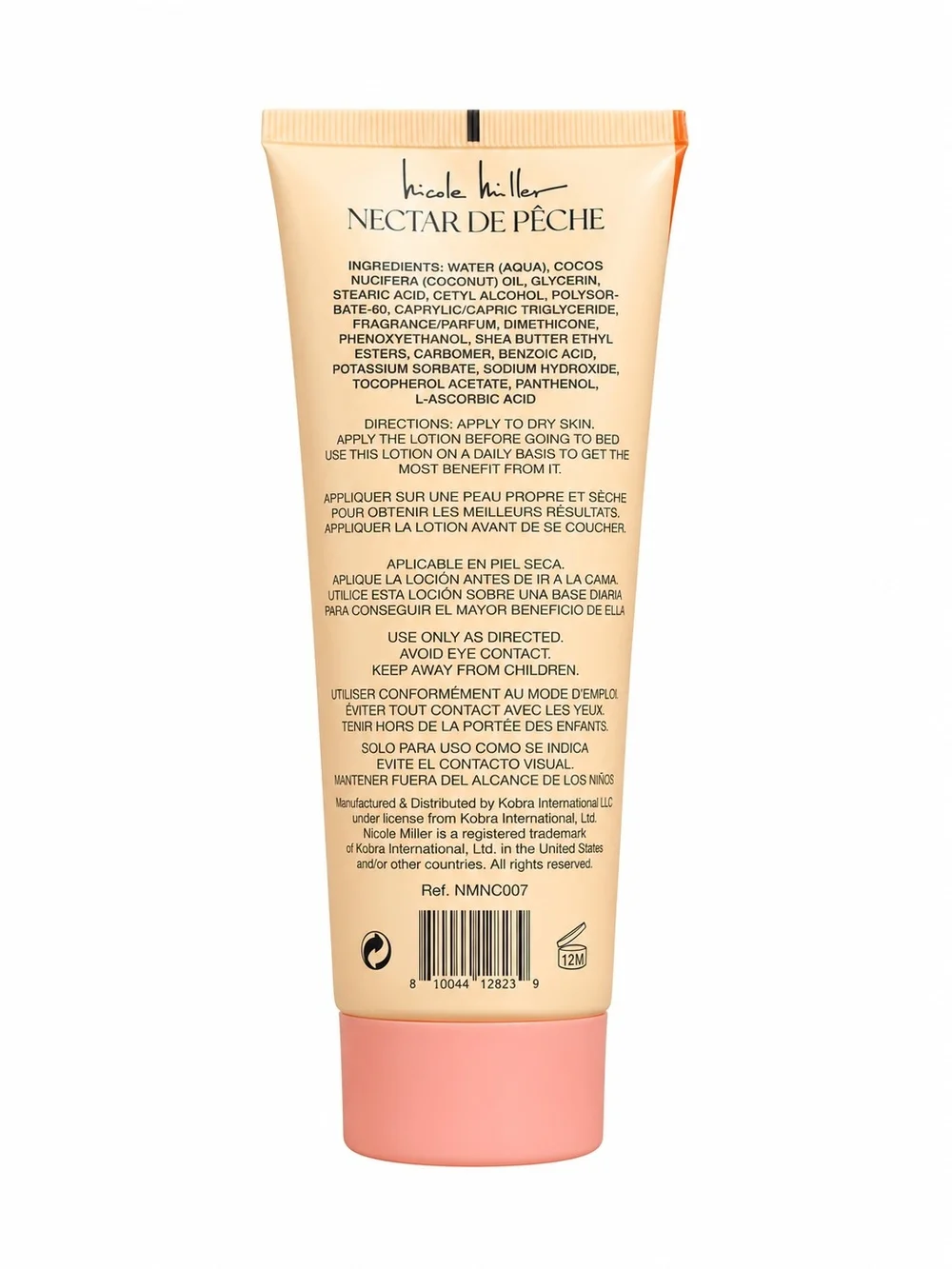 Nicole Miller Peach and Coral Nectar de Pêche Body Lotion